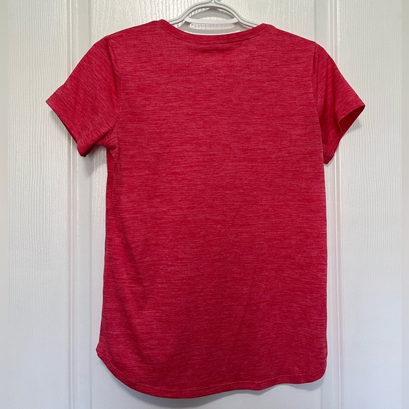 Hot pink Athletic Works v-neck T-shirt - Picture 3 of 3